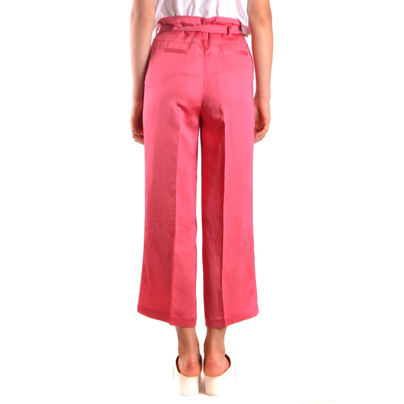 487464 Twinset Simona Barbieri Pantaloni Fuxia Donna
