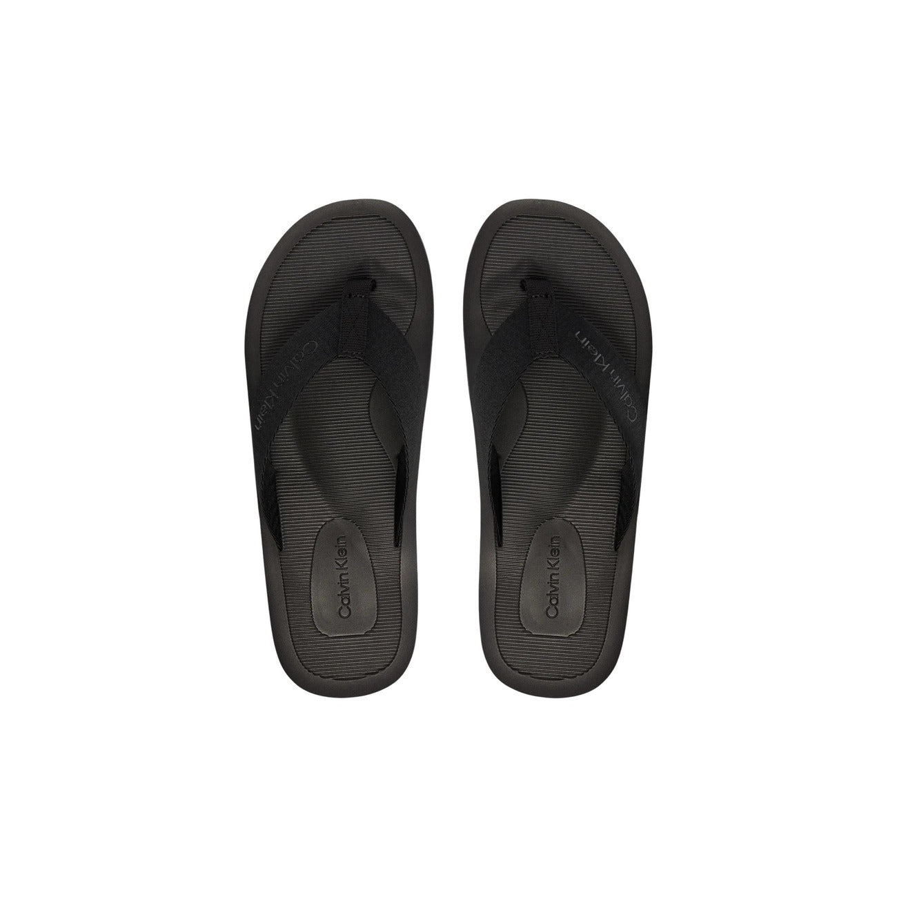 2461555 Calvin Klein Sandali Nero Poliestere Uomo