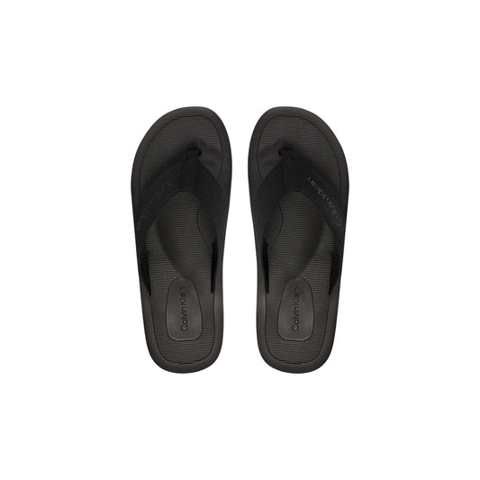2461555 Calvin Klein Sandali Nero Poliestere Uomo