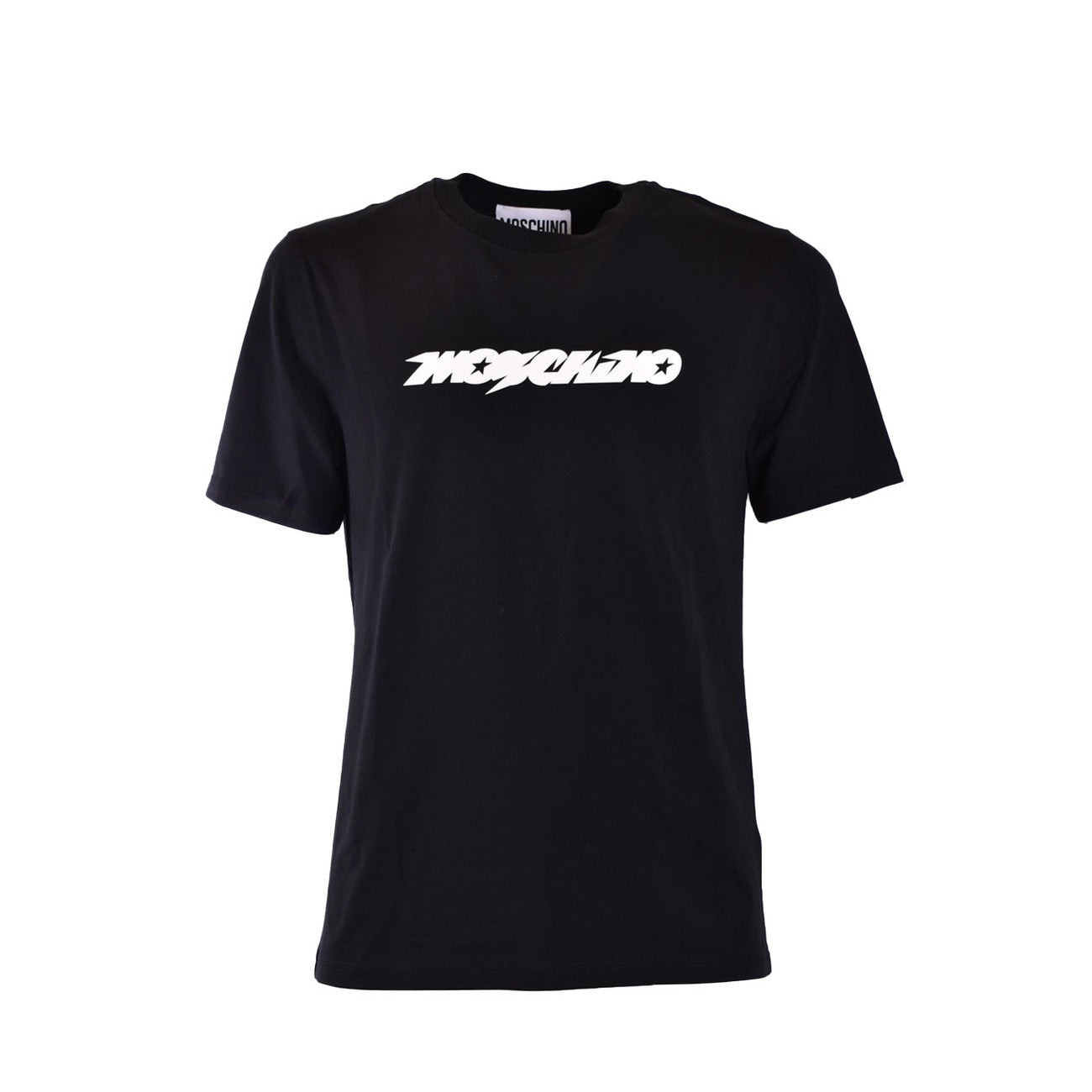 2430904 Moschino T-Shirt Nera Stampa Uomo