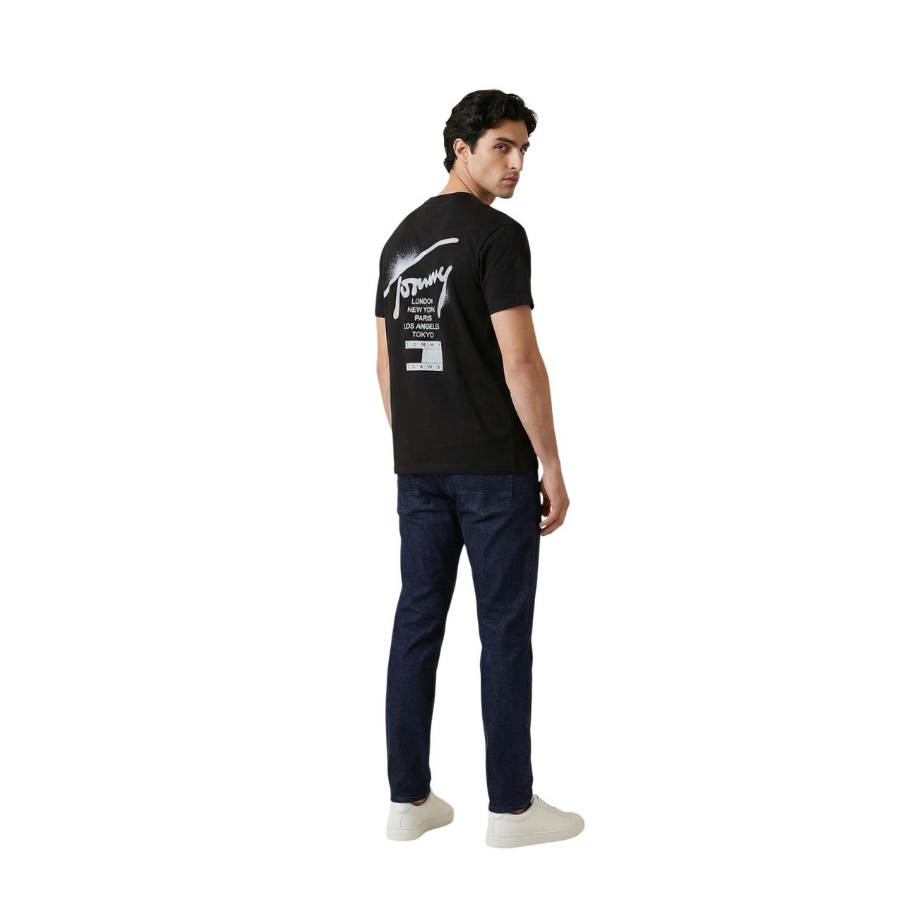 2452987 Tommy Hilfiger Jeans T-Shirt Nera Uomo