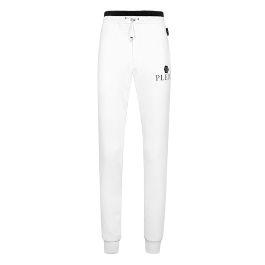 2451143 Philipp Plein Pantaloni Bianco Cotone Uomo