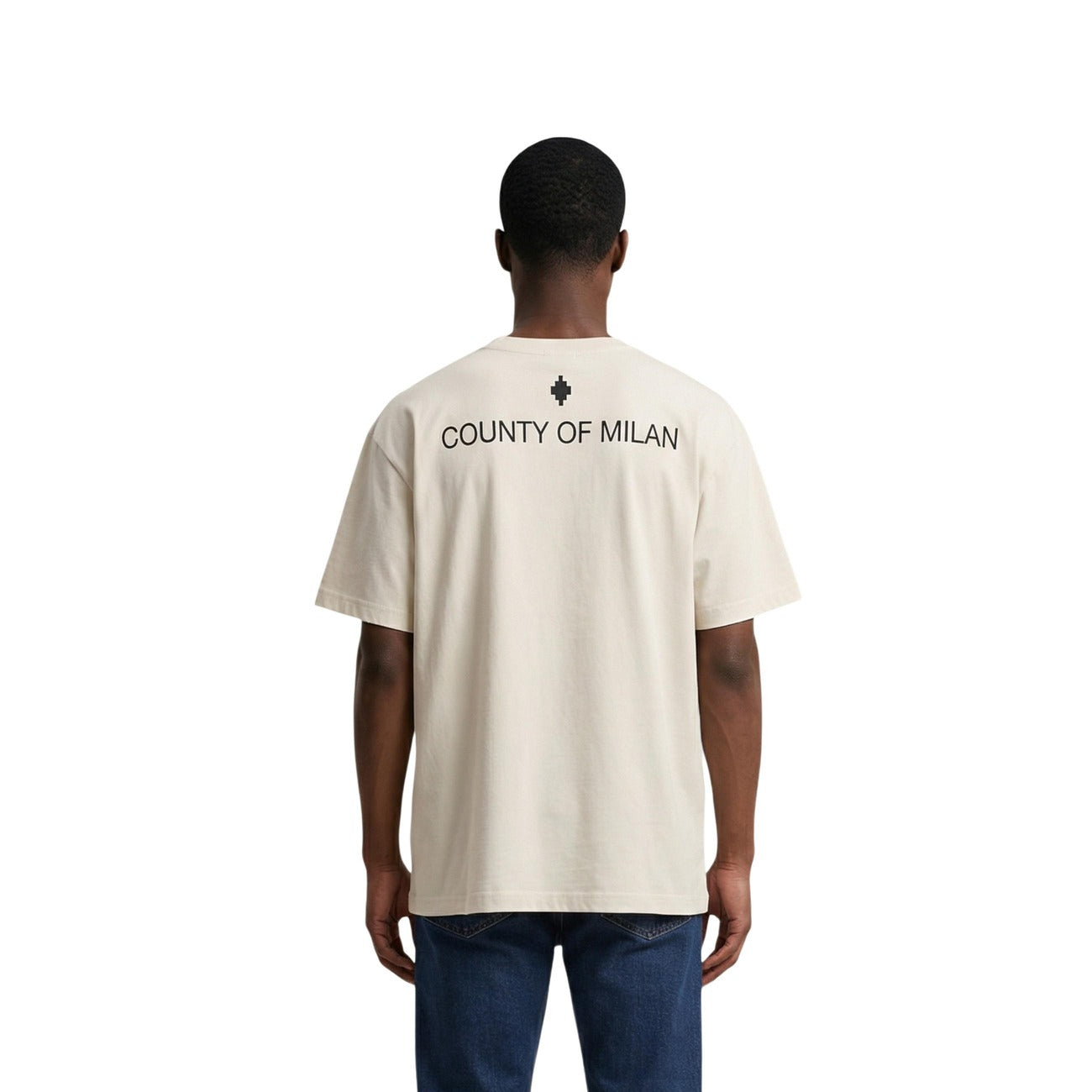 2459571 County Of Milan T-Shirt Beige Uomo