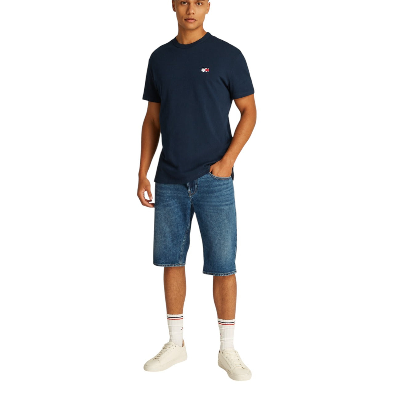 2411840 Tommy Hilfiger Jeans T-Shirt Blu Uomo