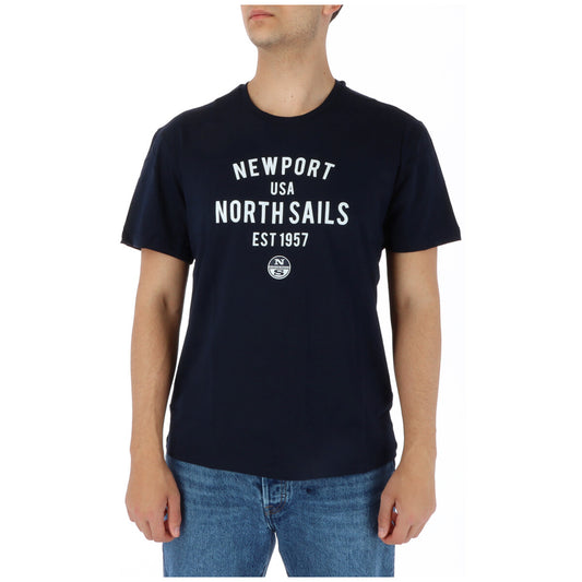 423913 North Sails T-Shirt Blu Monocromo Uomo