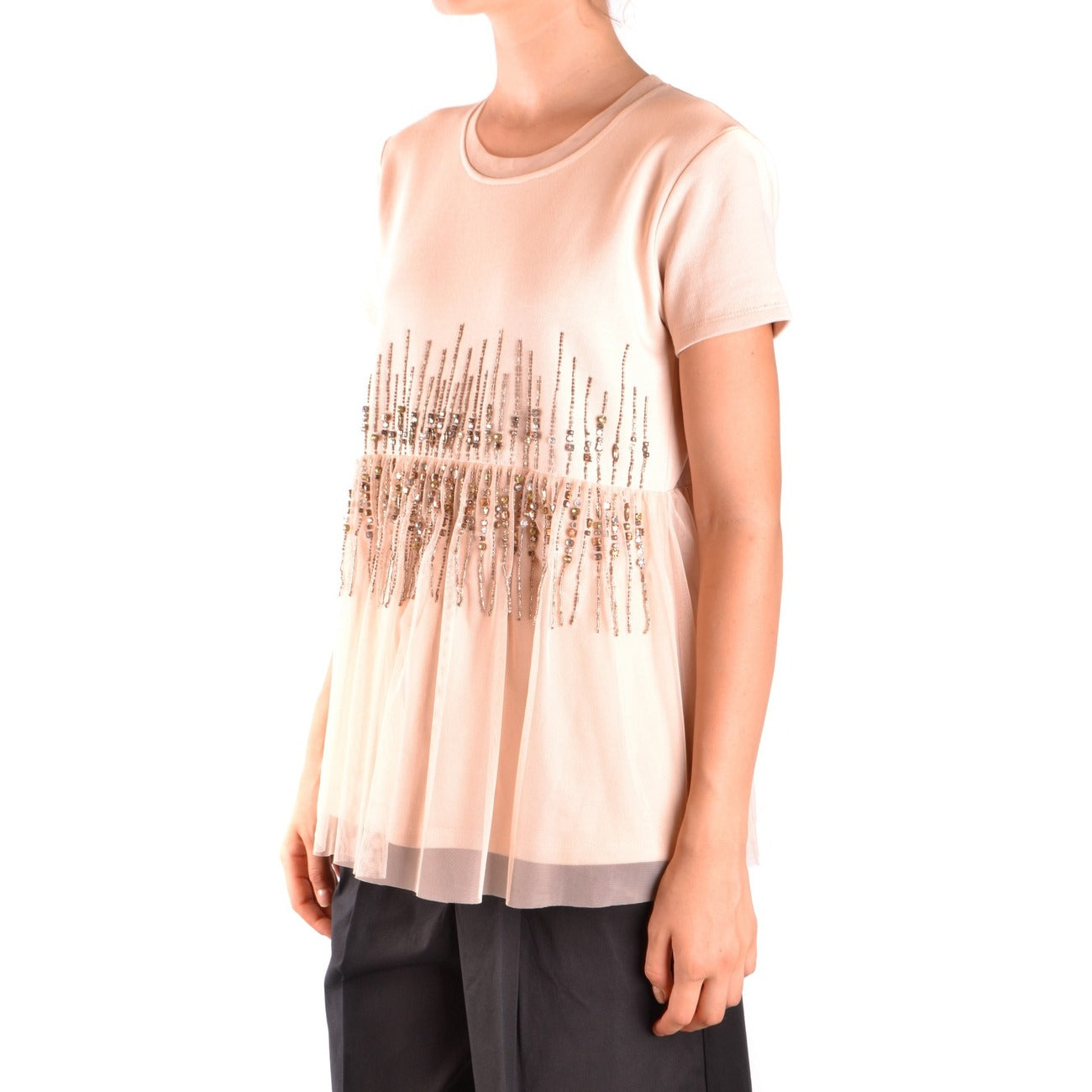 487467 Twinset Simona Barbieri Blouse Rosa Donna