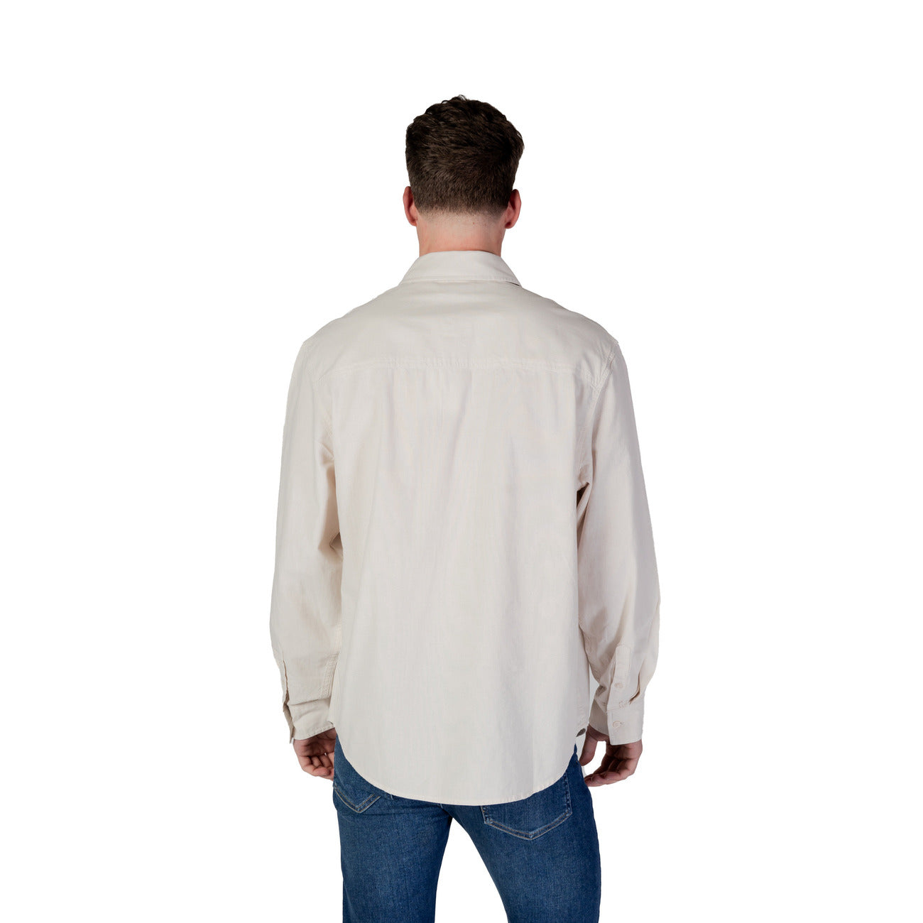 2409953 Calvin Klein Jeans Camicia Beige Uomo