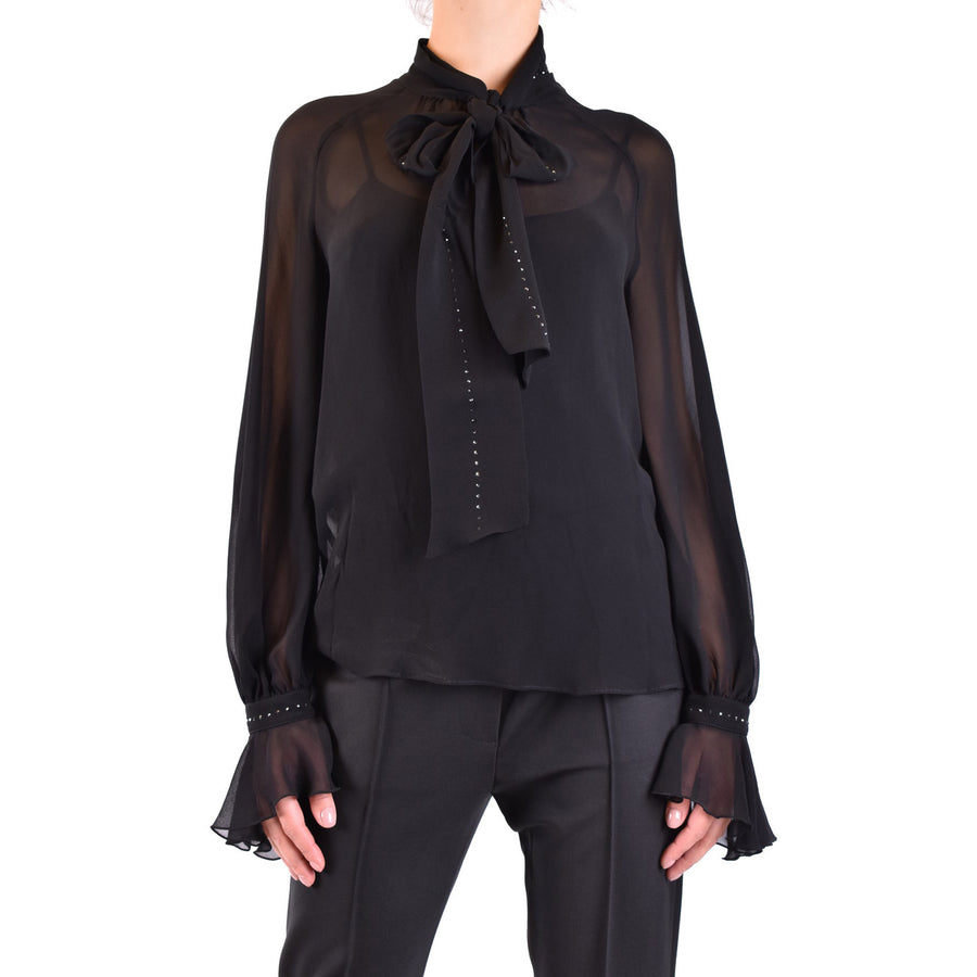 Camicia in Seta Donna Nero