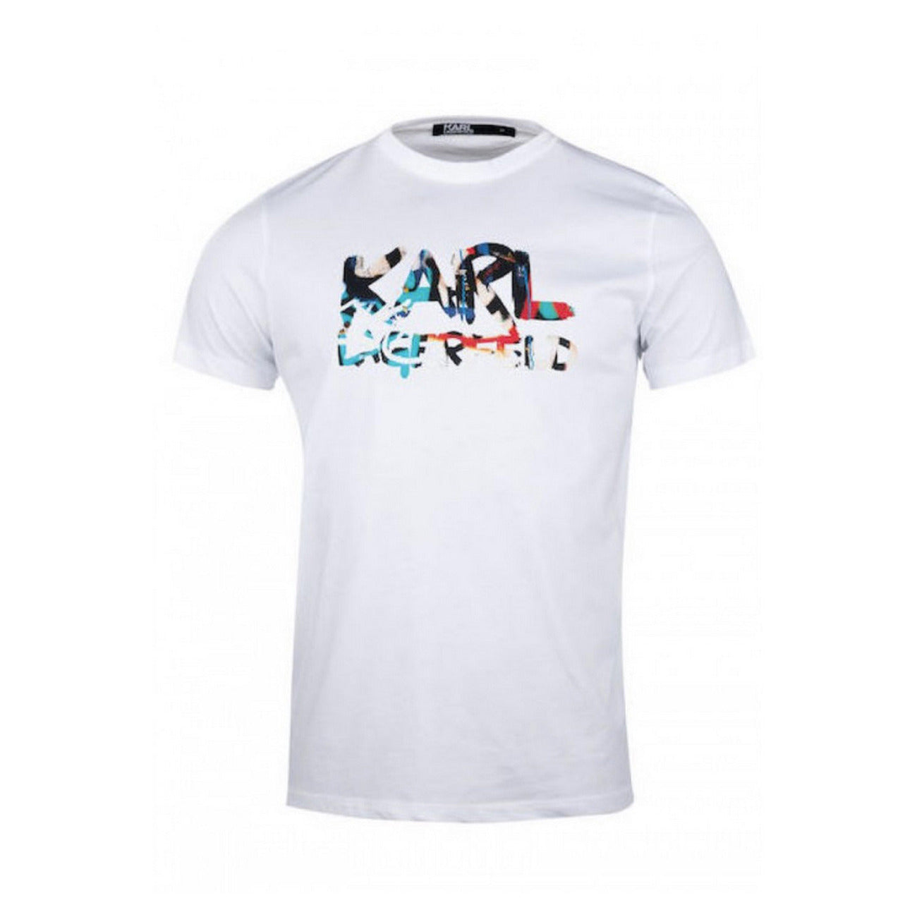 2442908 Karl Lagerfeld T-shirt Bianca Stampa Uomo