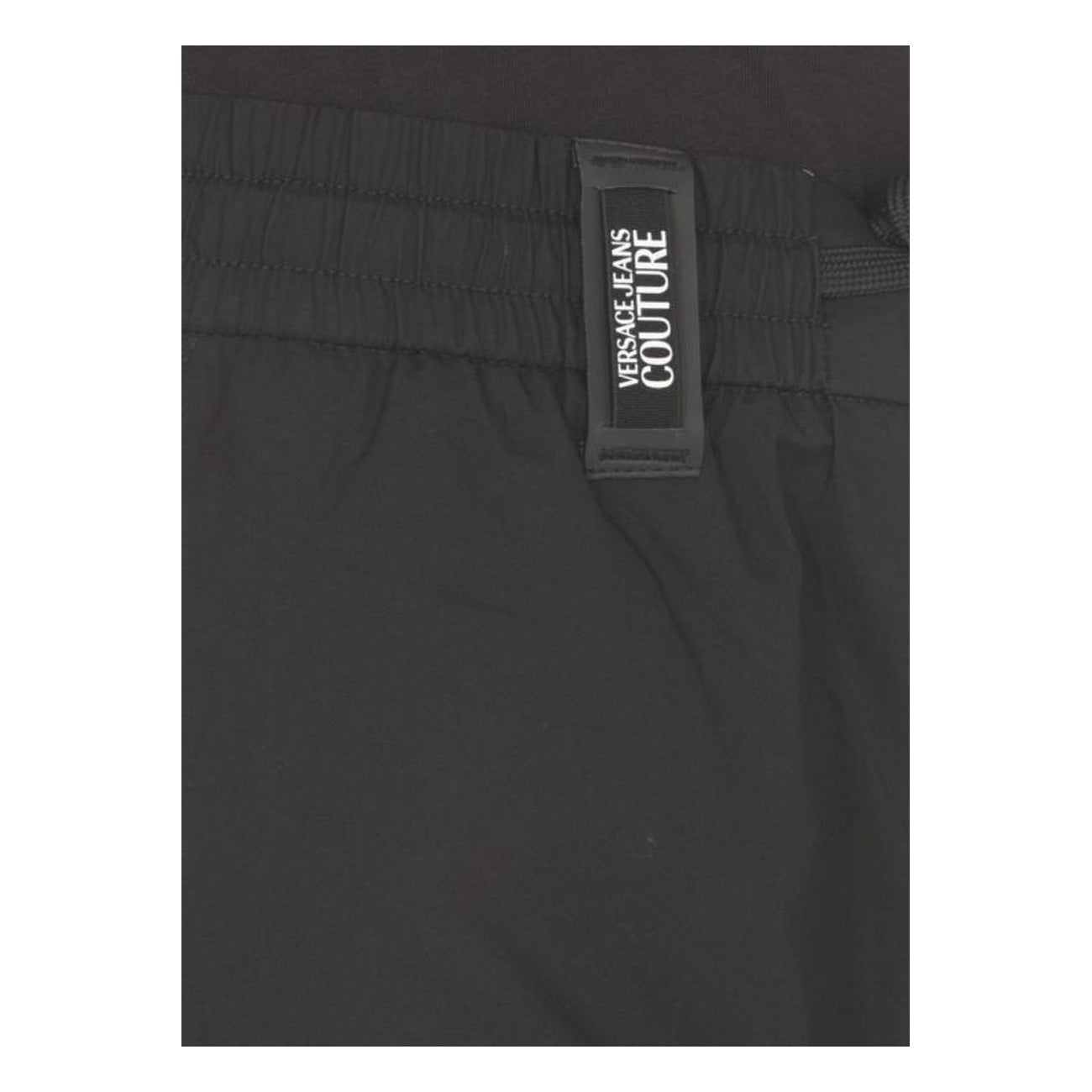 2430413 Versace Jeans Couture Pantaloni Nero 100% Cotone Uomo