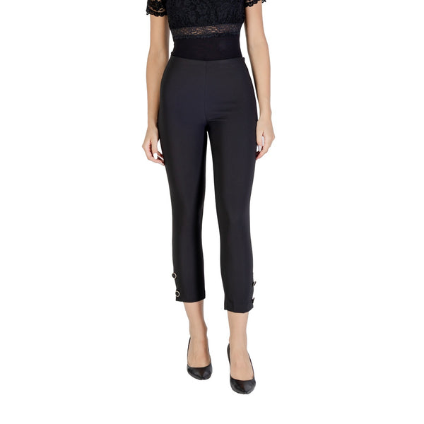 Pantalone Sigaretta con Bottoni al Fondo