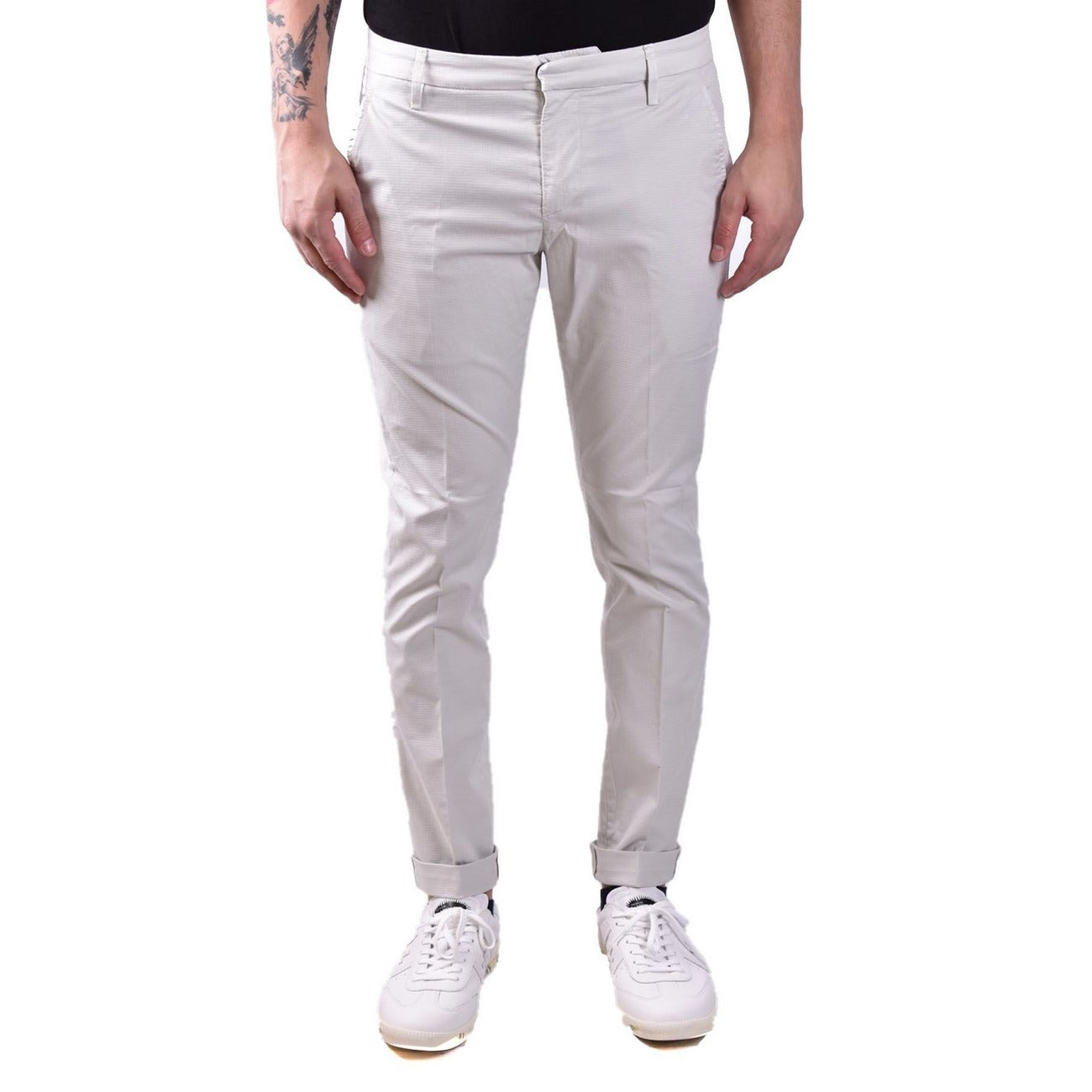 2428994 Dondup Pantaloni Grigio 100% Cotone Uomo