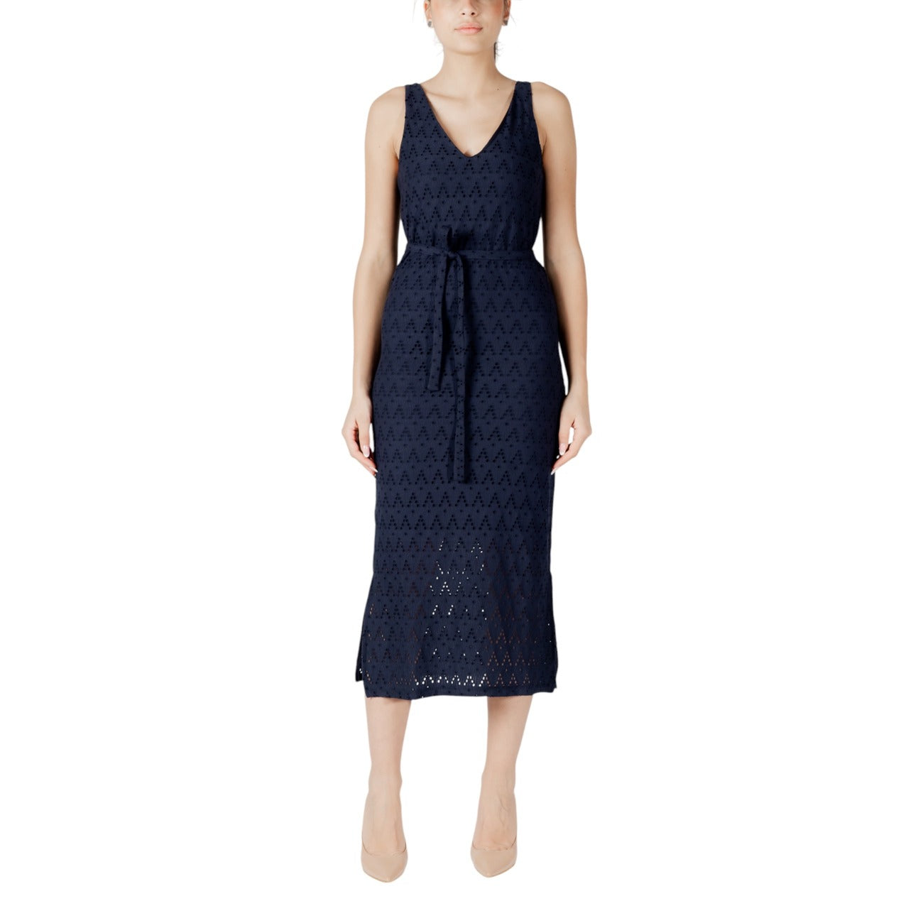 485719 Vila Clothes Abito Blu Donna Primavera/Estate