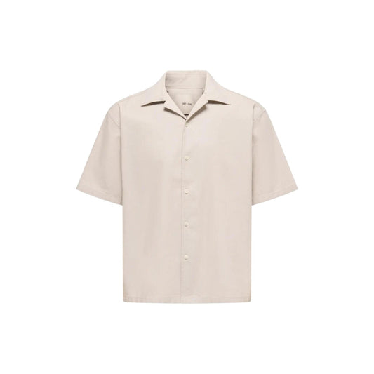 2459109 Only & Sons Camicia Beige Uomo