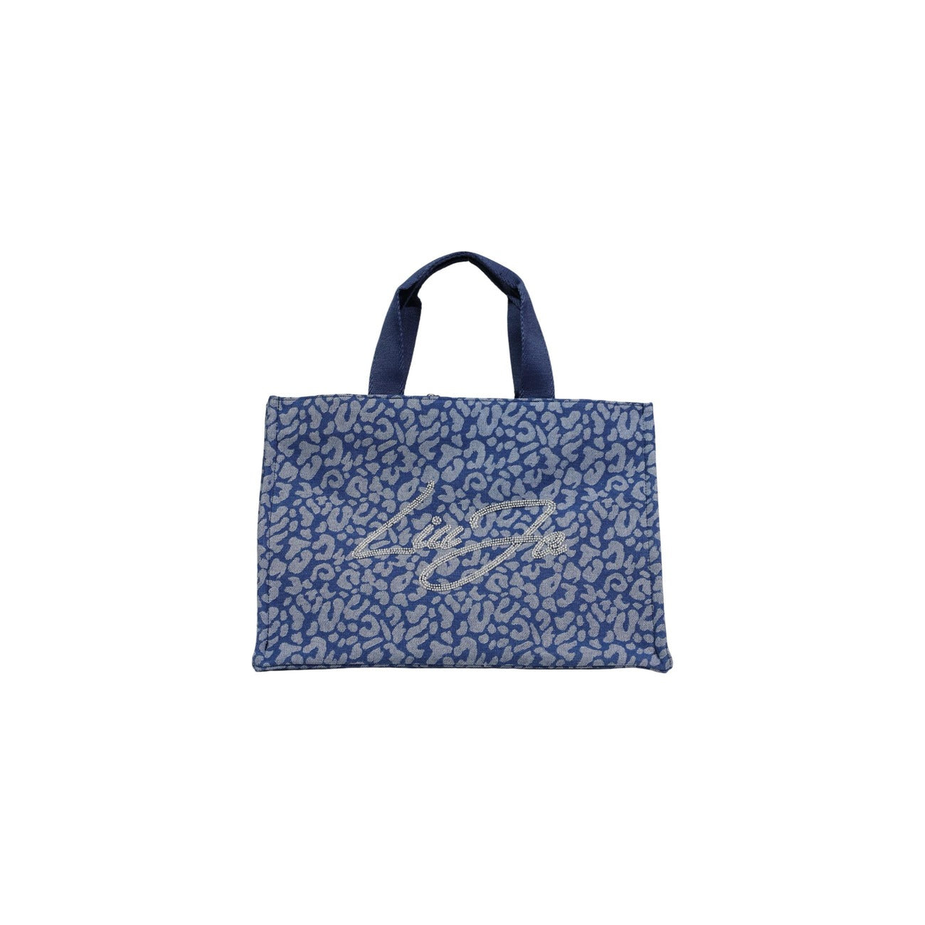 2456120 Liu Jo Borsa Blu Leopardata Cotone