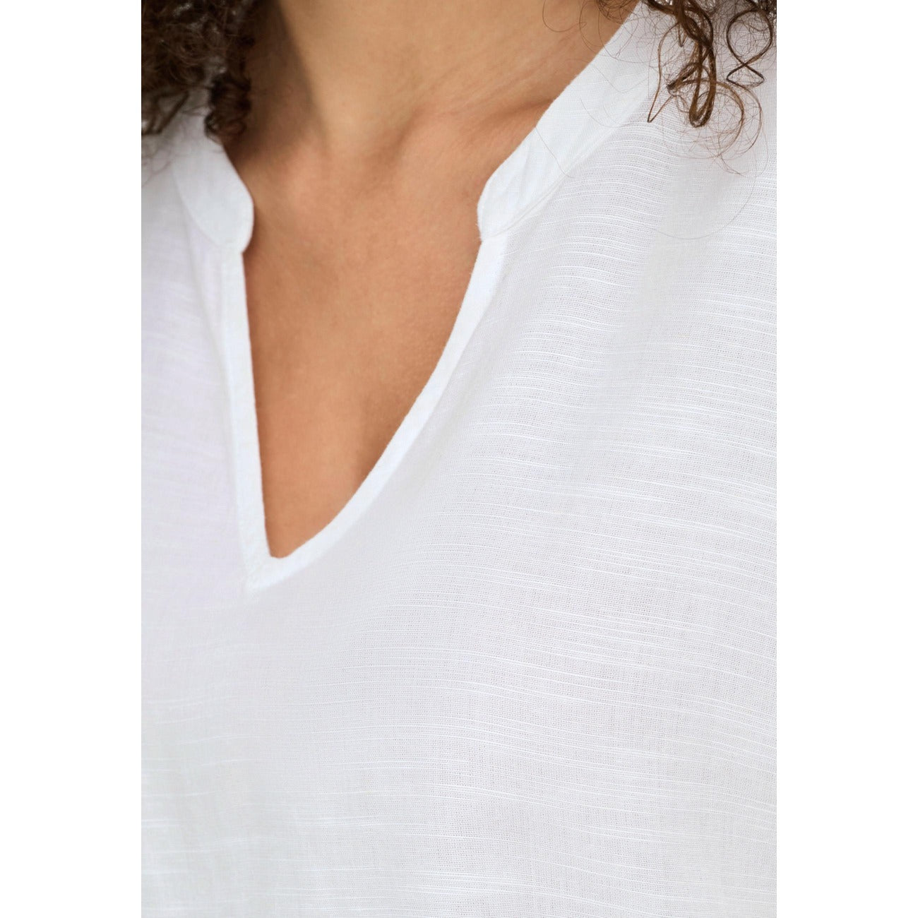 517451 Jacqueline De Yong Blouse Bianca Maniche Corte Donna