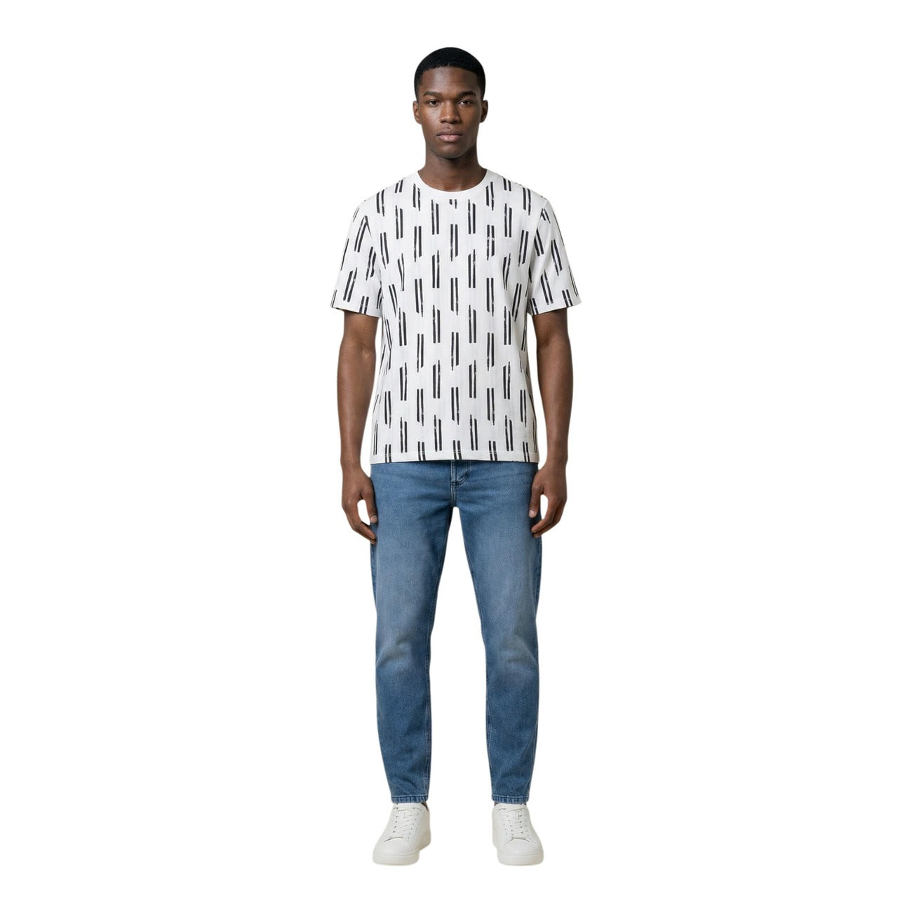 2451745 Antony Morato T-Shirt Blu Stampa 100% Cotone Uomo