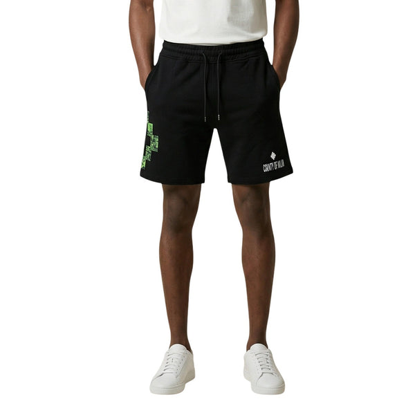 Bermuda Con Stampa Grafica Geometrica Marcelo Burlon