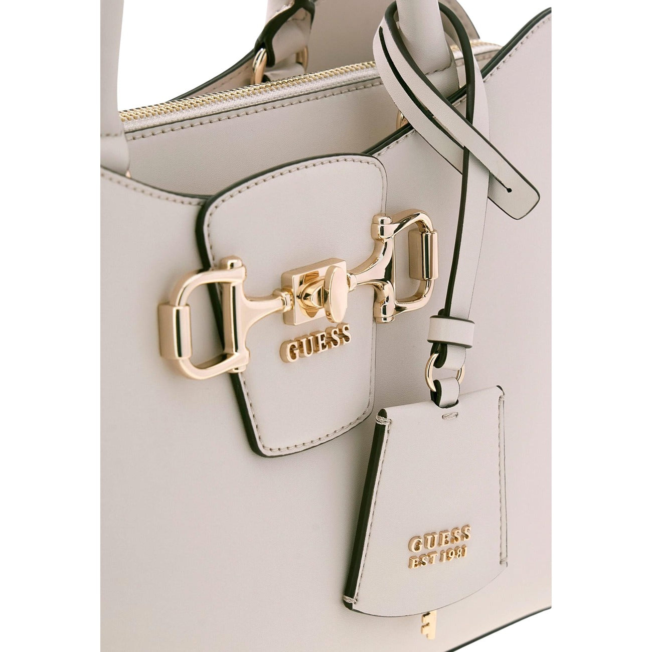 508824 Guess Borsa Mano Tracolla Bianca Donna