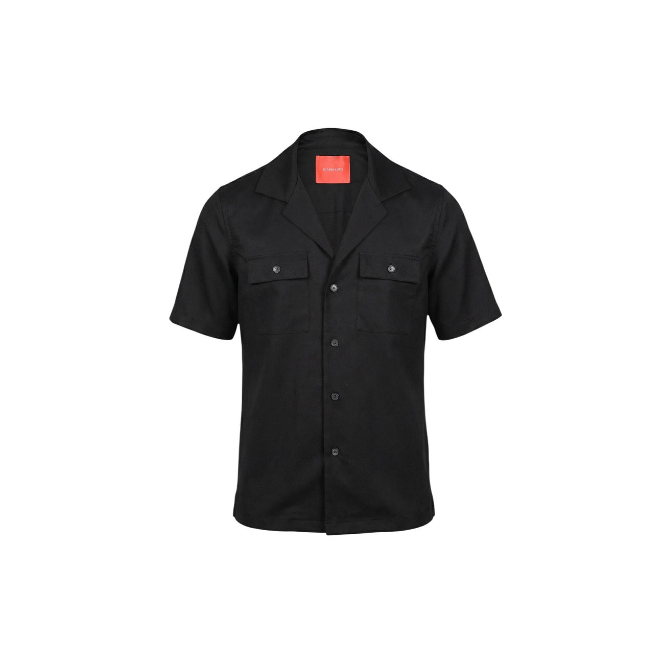 2455477 Gianni Lupo Camicia Nero Uomo