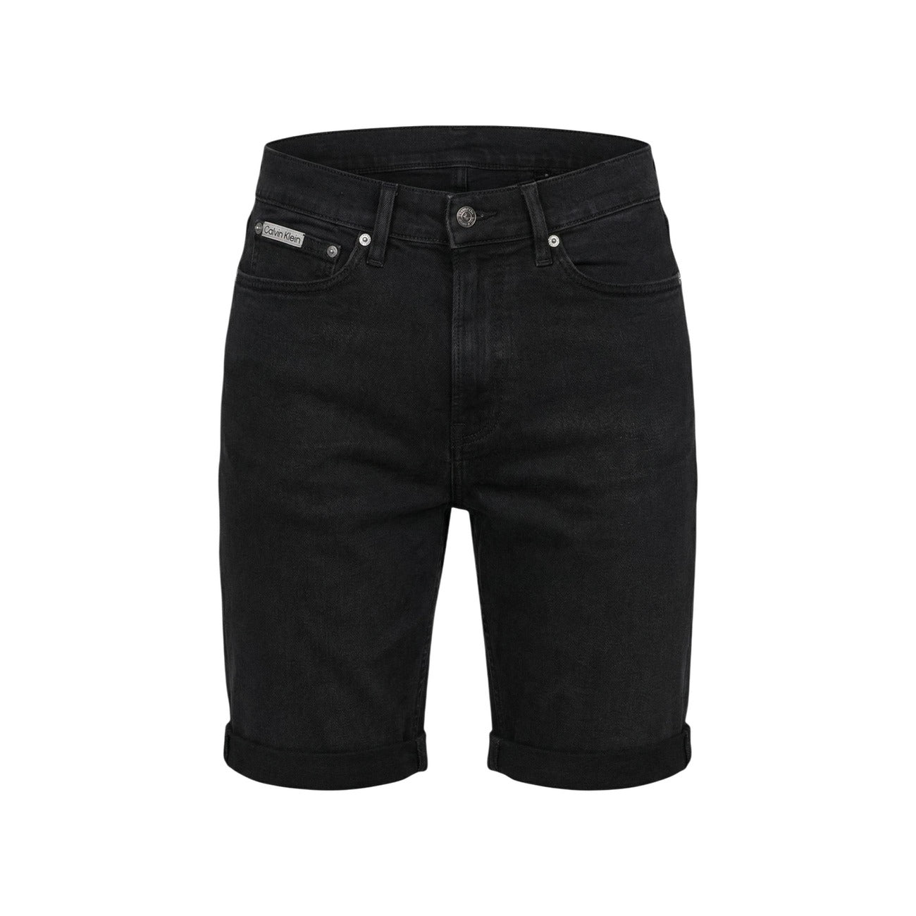 2454664 Calvin Klein Jeans Bermuda Nero Zip Tasche Uomo