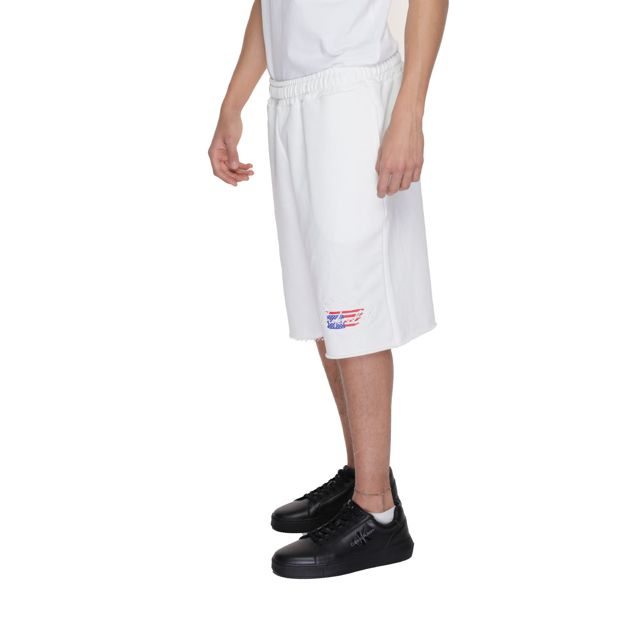 2236976 Underclub Bermuda Bianco Stampa Uomo
