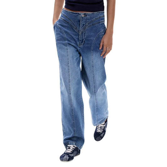 2453018 Desigual Jeans Blu Donna