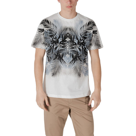 2418204 Antony Morato T-Shirt Bianca Floreale Uomo