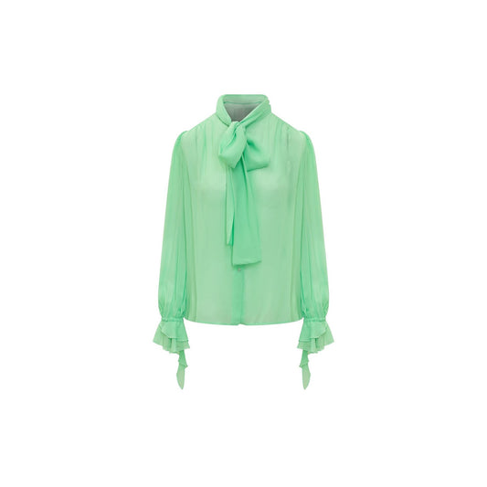 487336 Pinko Camicia Verde Donna Primavera/Estate