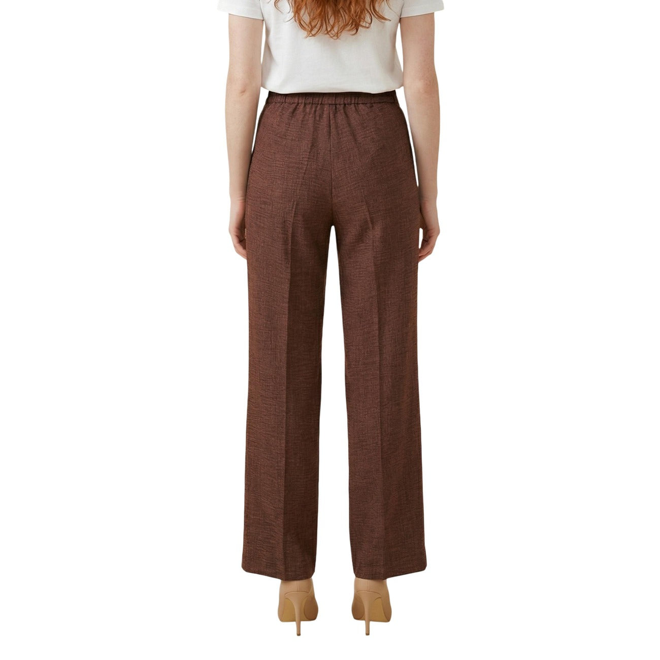511745 Artigli Pantaloni Marroni Donna Primavera/Estate