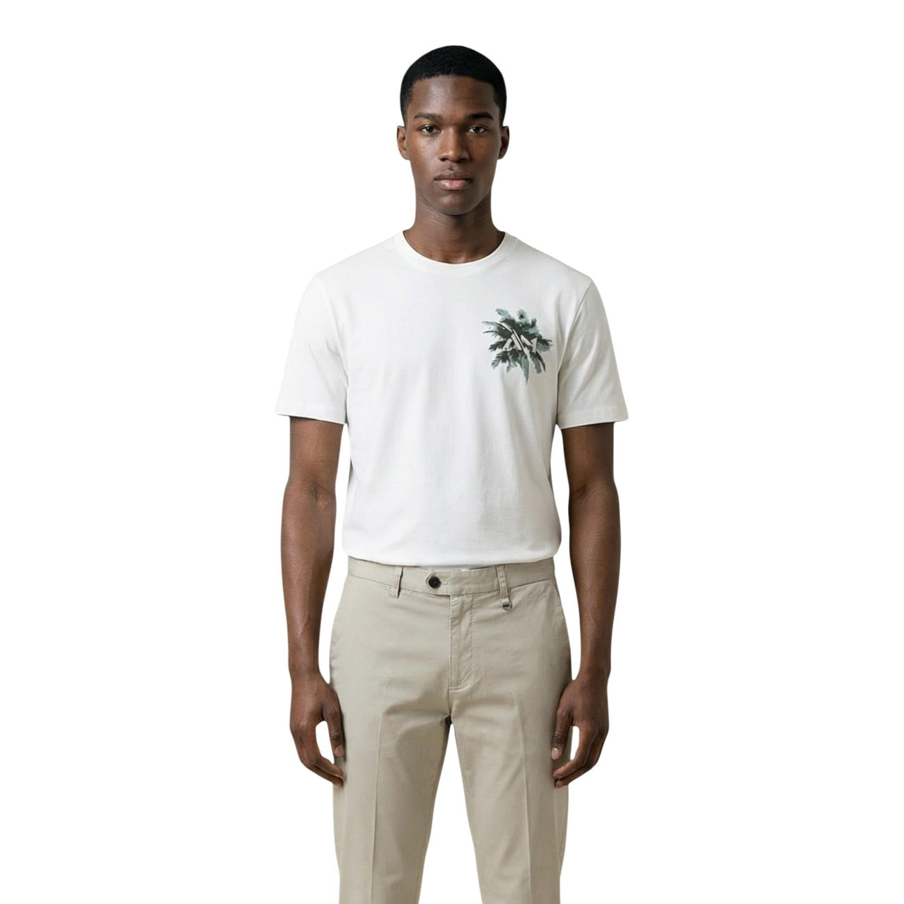2451719 Antony Morato T-Shirt Bianca Stampa 100% Cotone Uomo