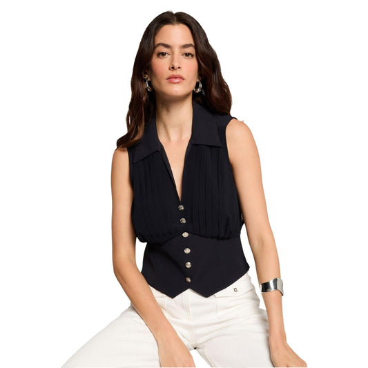 511324 Morgan De Toi Blusa Blu Smanicata Donna Primavera/Estate