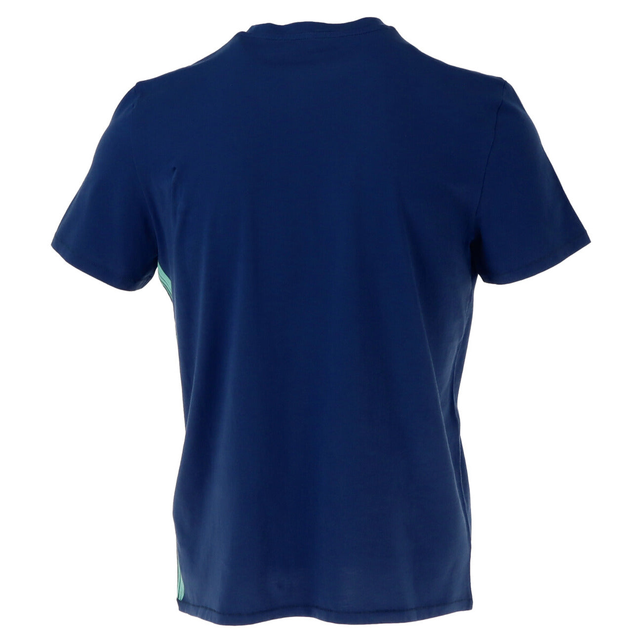 198292 Just Cavalli T-Shirt Blu Cotone Stampa Uomo
