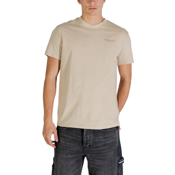 T-shirt Beige Cotone Organico Uomo