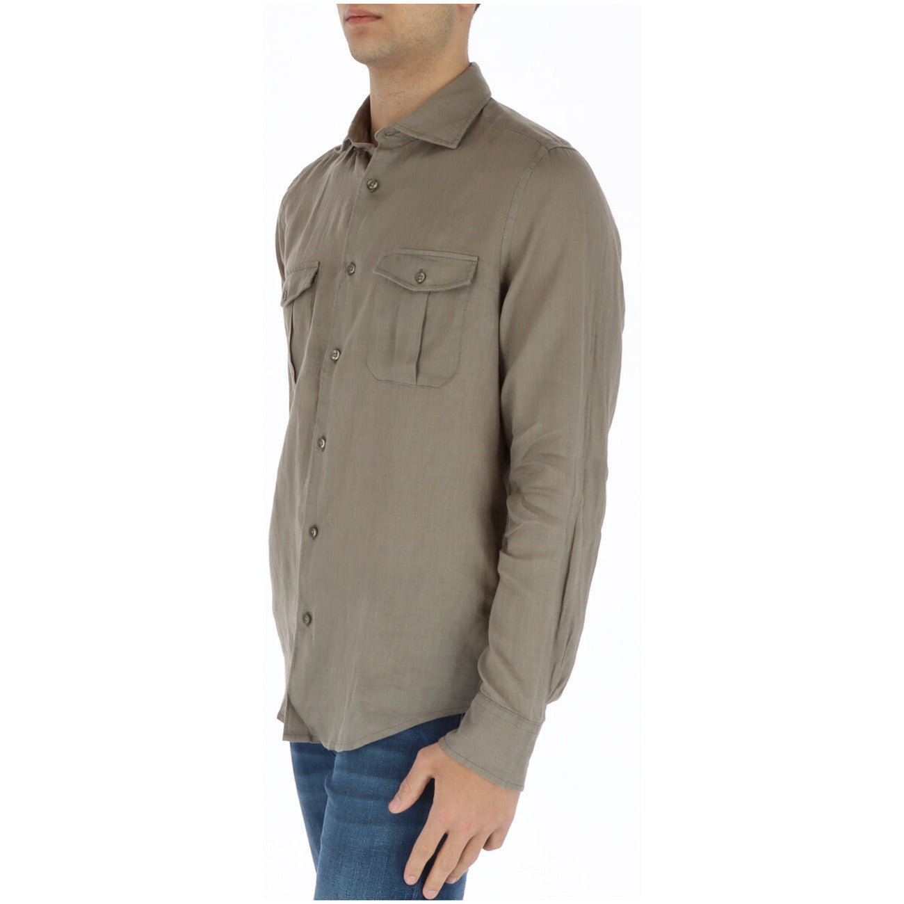 2201517 Brian Brome Camicia Verde Uomo
