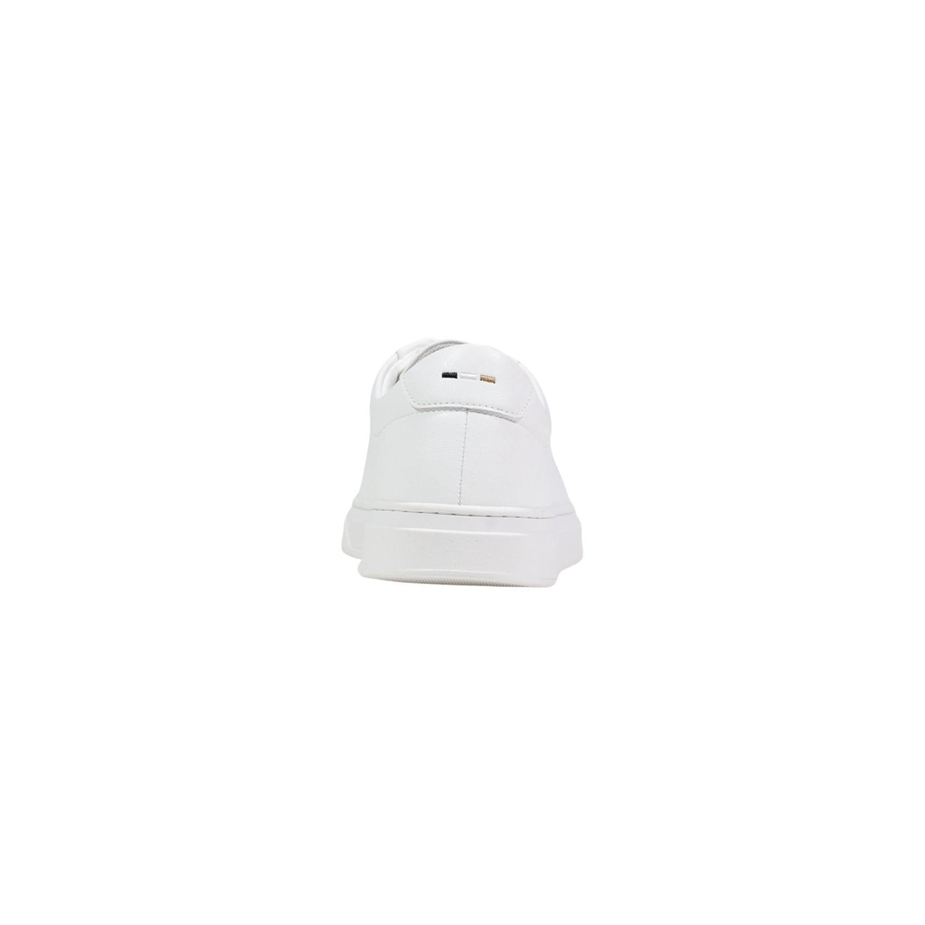 504047 Boss Sneakers Bianco Pelle Uomo