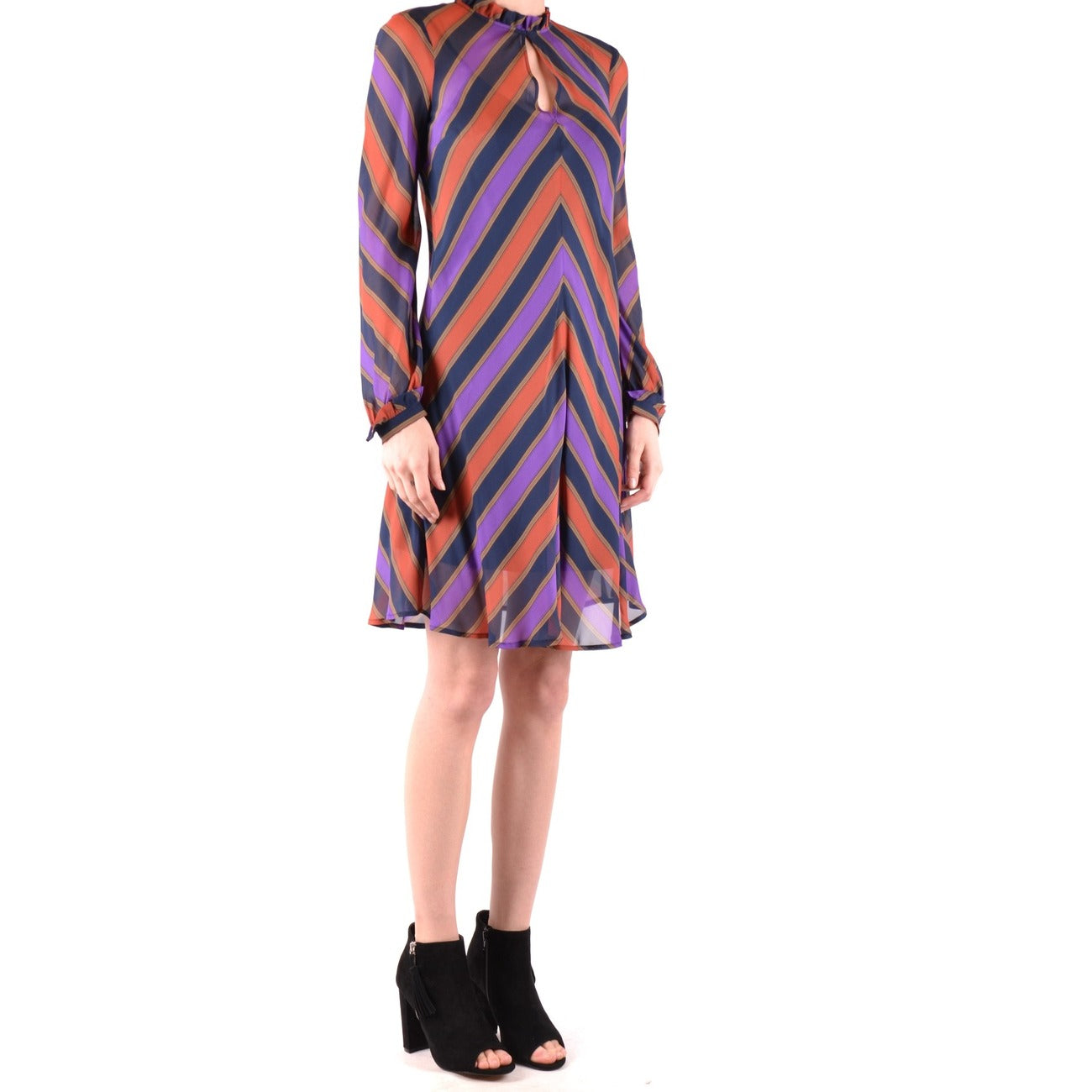 487479 Twinset Simona Barbieri Abito Multicolore Donna