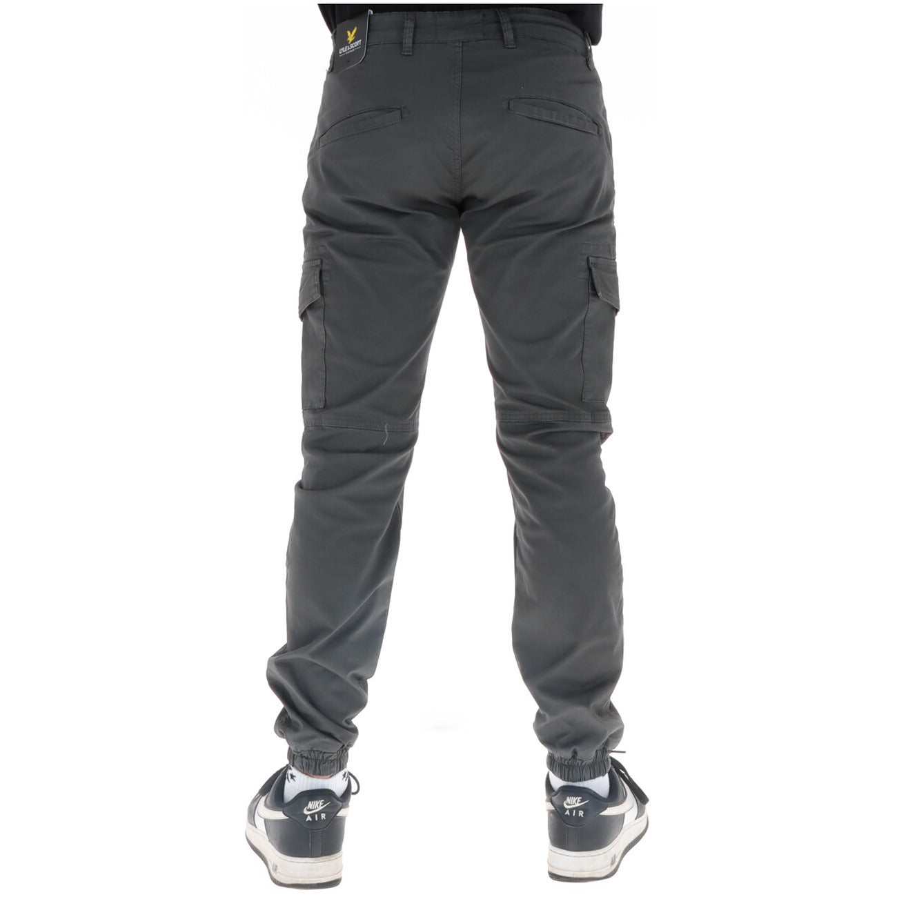 2219915 Lyle & Scott Pantaloni Grigio Stampa Uomo