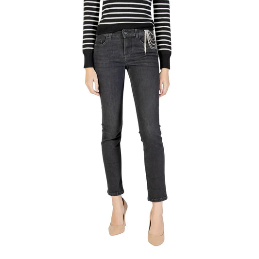 493083 Liu Jo Jeans Neri Cotone Donna