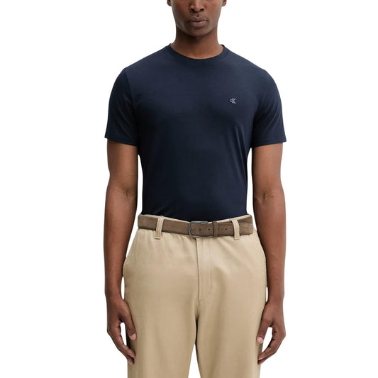 2451854 Calvin Klein T-shirt Blu Elastan Uomo
