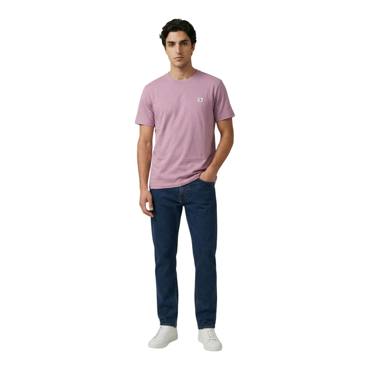 2453558 Calvin Klein Jeans T-Shirt Rosa Uomo