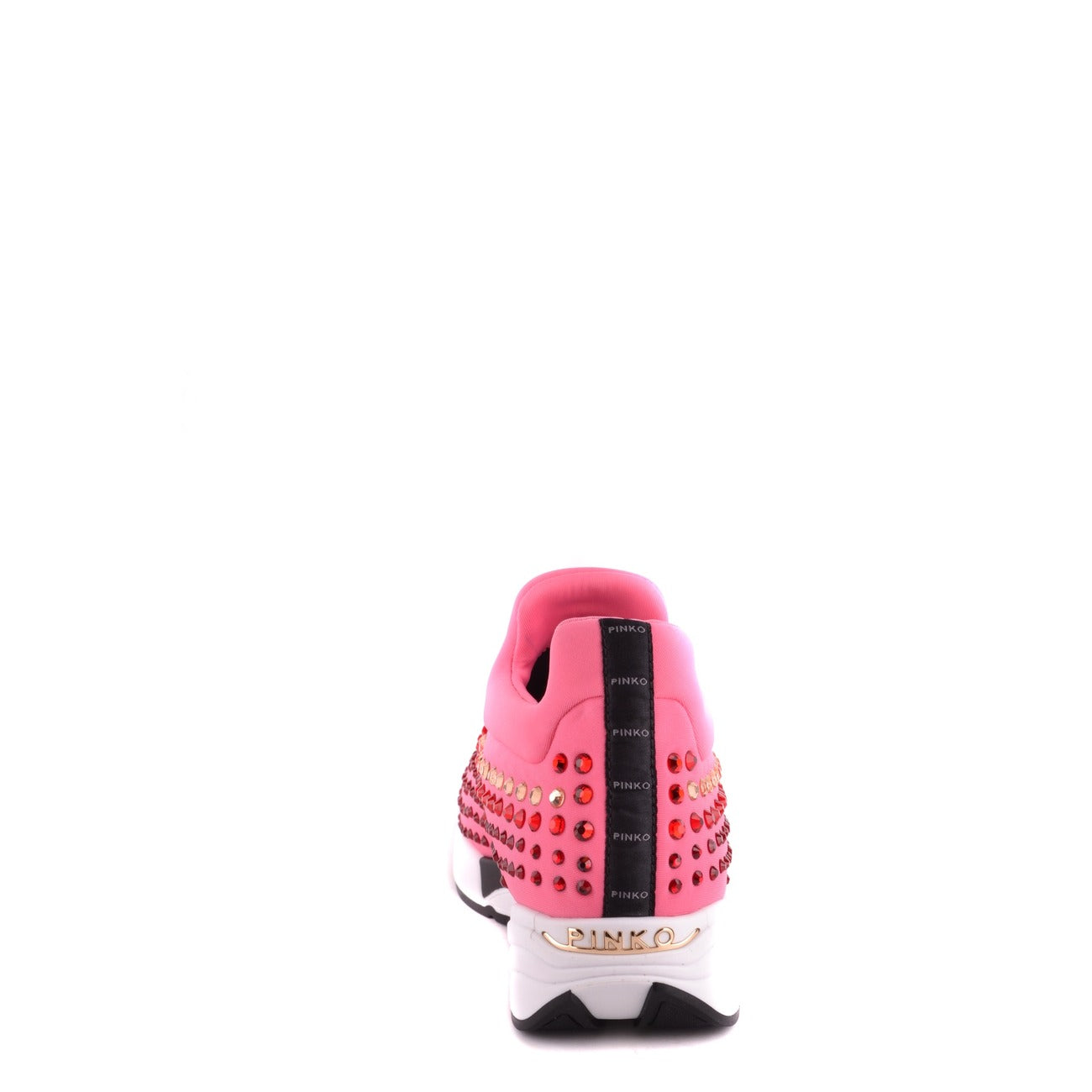 2424533 Pinko Sneakers Rosa Donna Tessuto 100% Strass