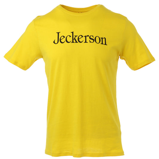 362851 Jeckerson T-Shirt Giallo Cotone Slim Uomo
