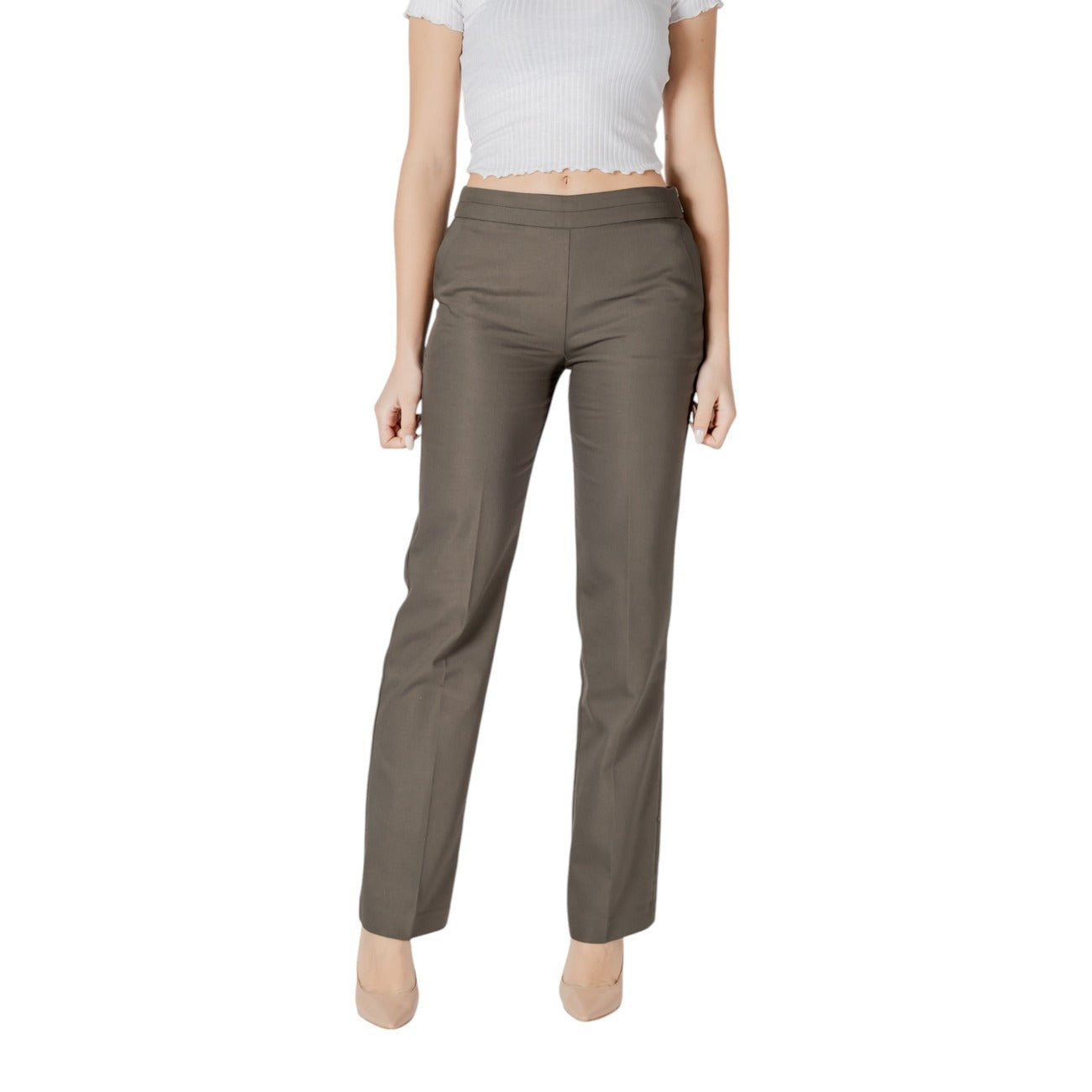 485261 Morgan De Toi Pantaloni Verdi Donna Primavera/Estate