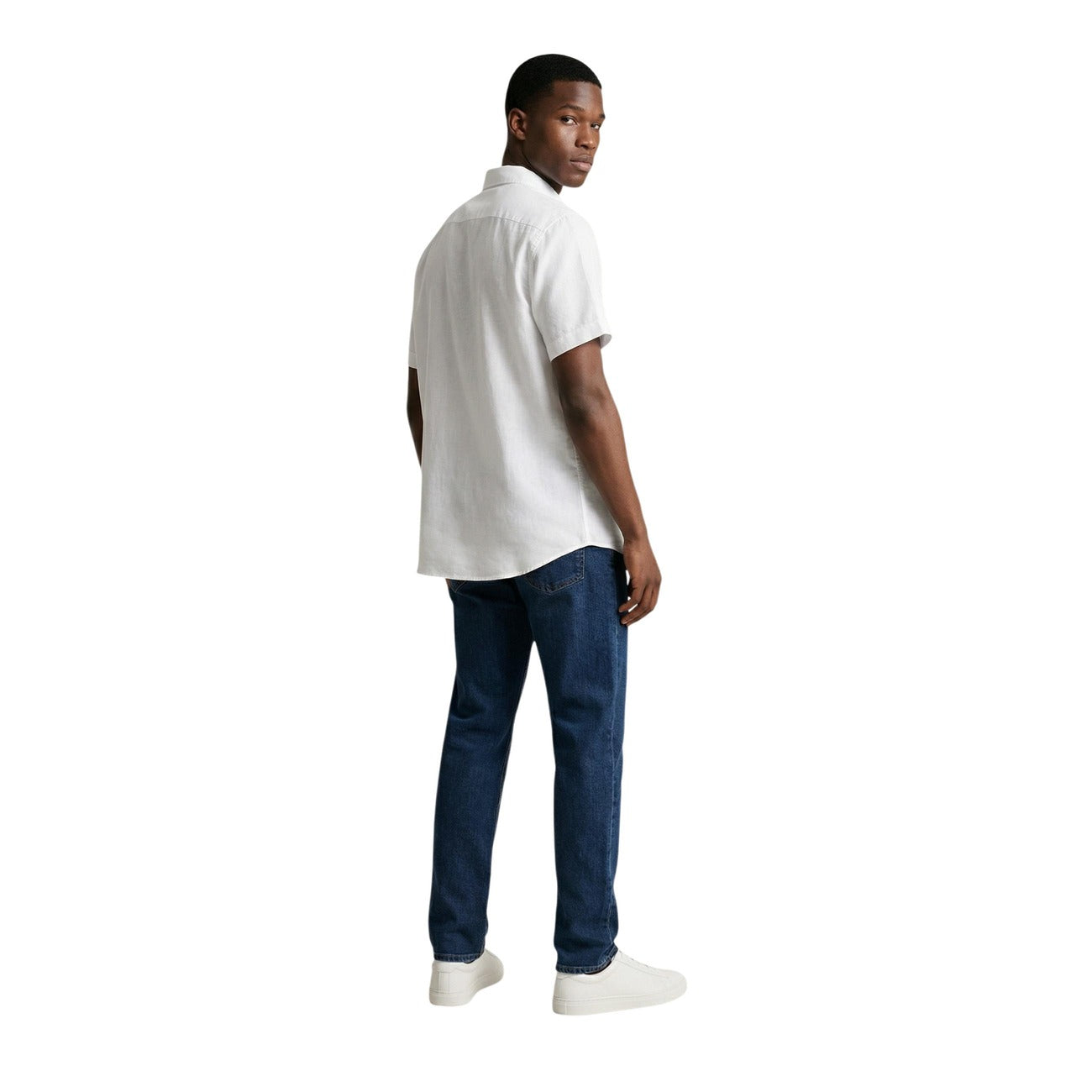 2456552 Calvin Klein Jeans Camicia Bianco Uomo