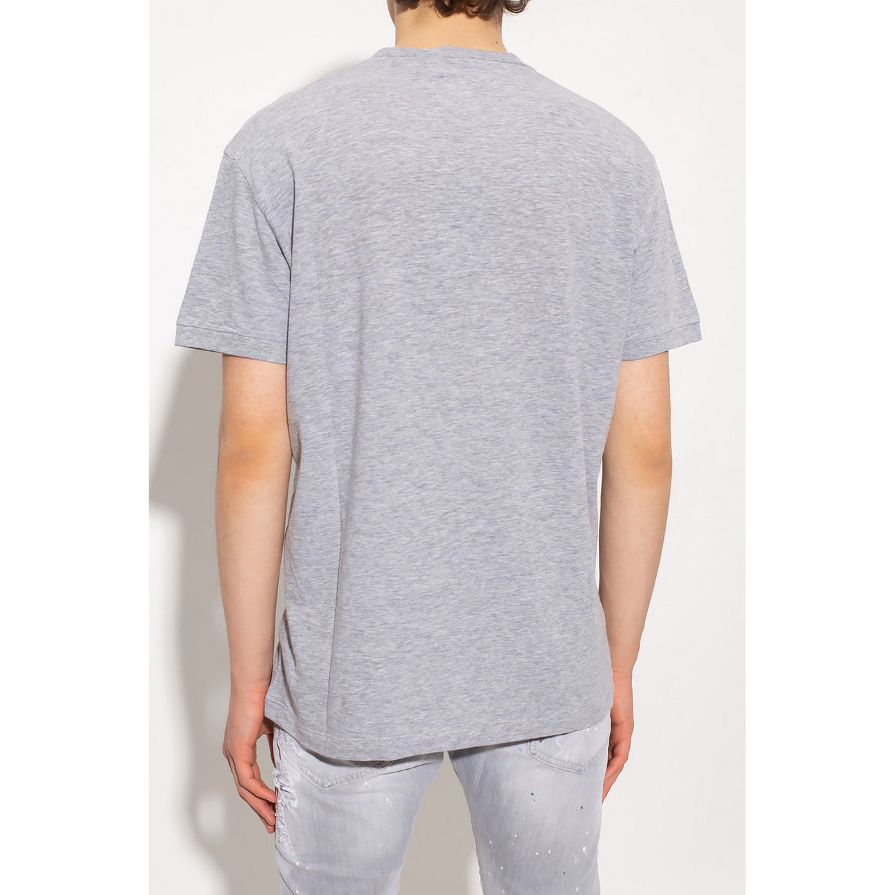 2424468 Dsquared T-Shirt Grigia Stampa Uomo