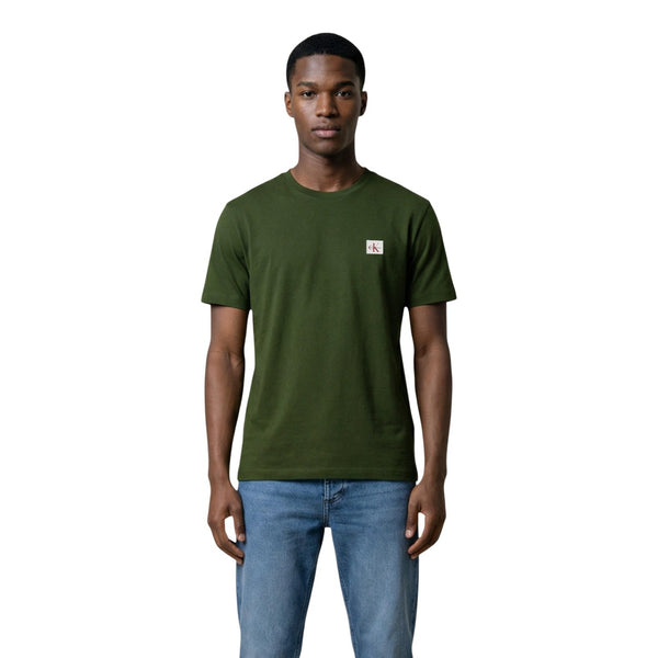 T-Shirt Verde 100% Cotone Uomo