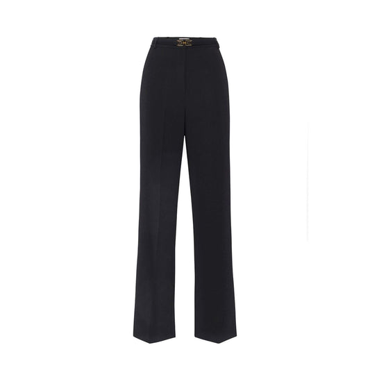 493902 Elisabetta Franchi Pantaloni Neri Donna Primavera/Estate