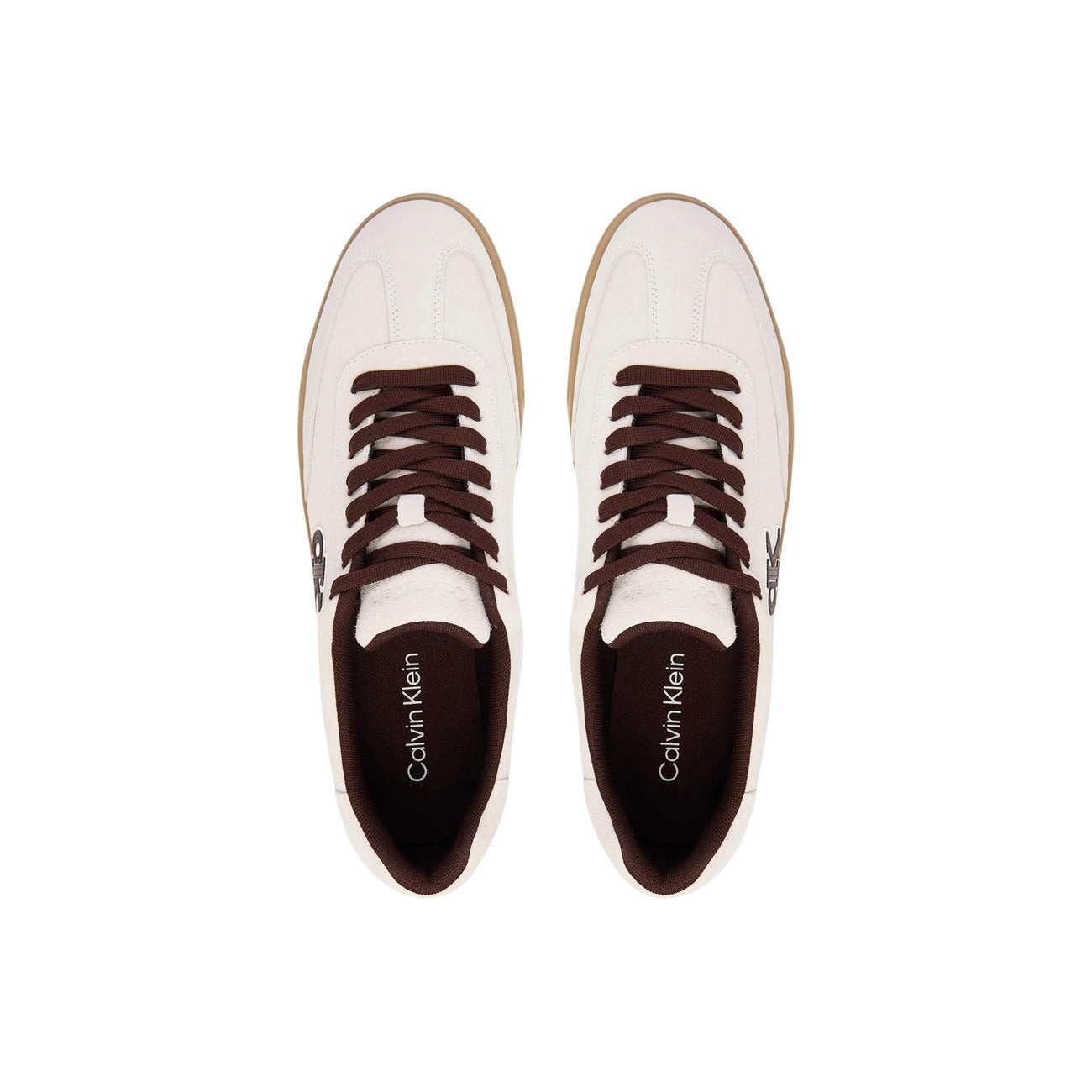 2461568 Calvin Klein Sneakers Bianco Camoscio Uomo