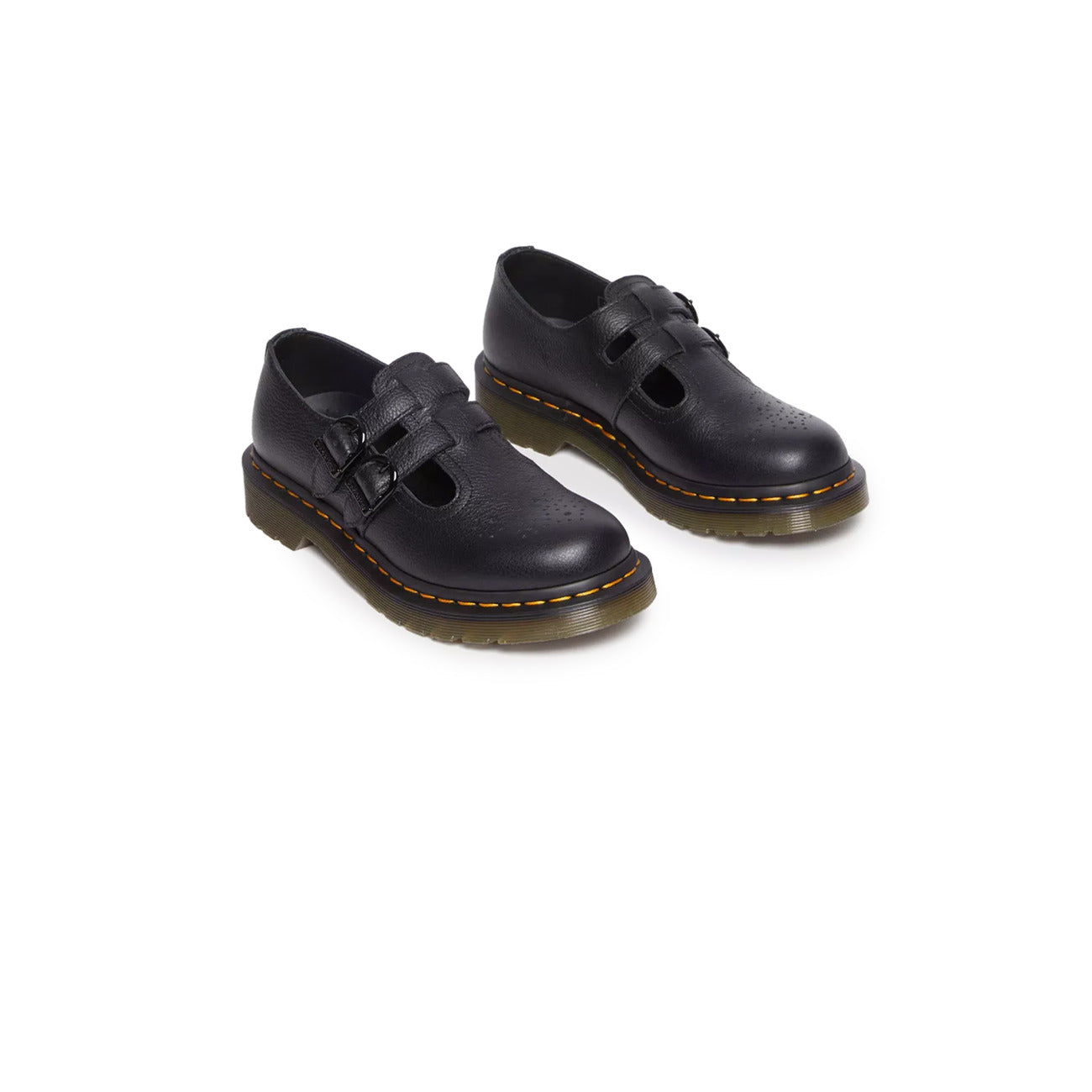 2211772 Dr. Martens Scarpe Stringate Donna Nere Pelle